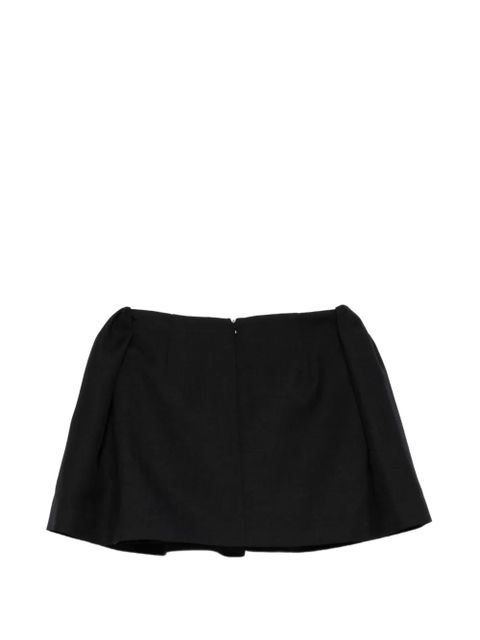 SHUSHU/TONG gathered A-line mini skirt - Blue - zdjęcie produktu nr 2