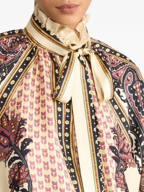 ETRO geometric-pattern blouse - Neutrals
