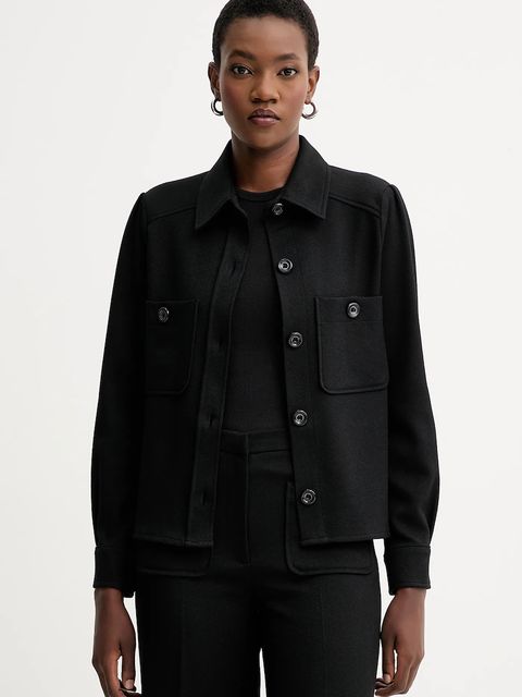 Sessun koszula damska kolor czarny regular z kołnierzykiem klasycznym 24110031 - zdjęcie produktu nr 1