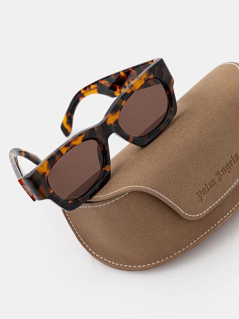 Palm Angels okulary przeciwsłoneczne kolor brązowy PERI089_516064