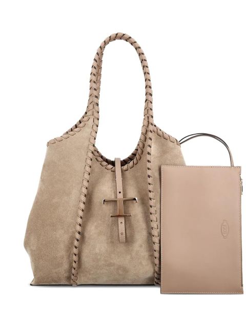 Tod's medium T Timeless tote bag - Neutrals - zdjęcie produktu nr 1