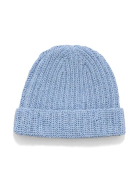 Marni logo-embroidered wool beanie - Blue - zdjęcie produktu nr 2