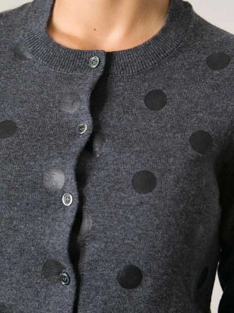 Golden Goose polka dot cardigan - Grey