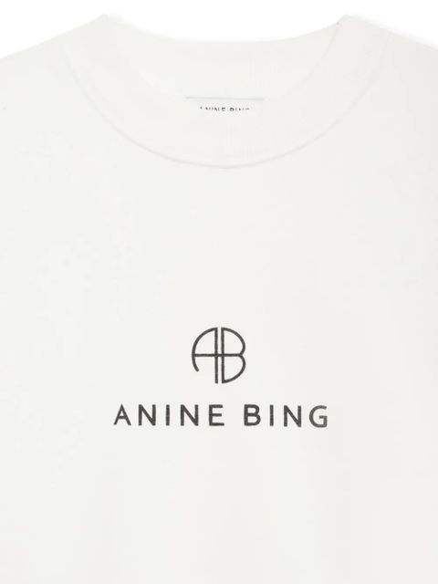 ANINE BING Jaci crew-neck sweatshirt - Neutrals