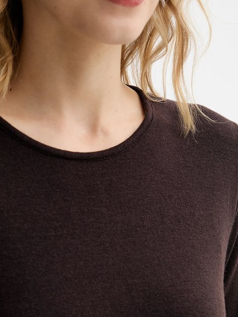 Answear.LAB sukienka kolor brązowy mini rozkloszowana - zdjęcie produktu nr 2