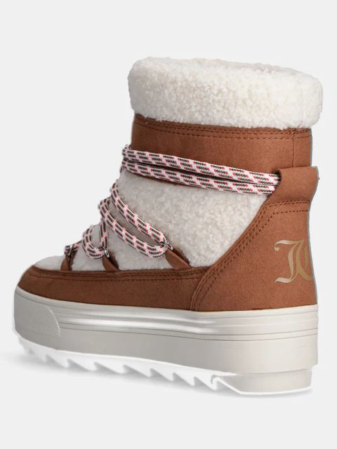 Juicy Couture śniegowce JUICY SNOW BOOT kolor beżowy JCFBTS224022