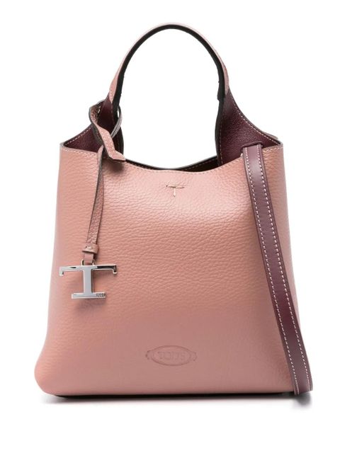 Tod's logo-debossed tote bag - Pink - zdjęcie produktu nr 1