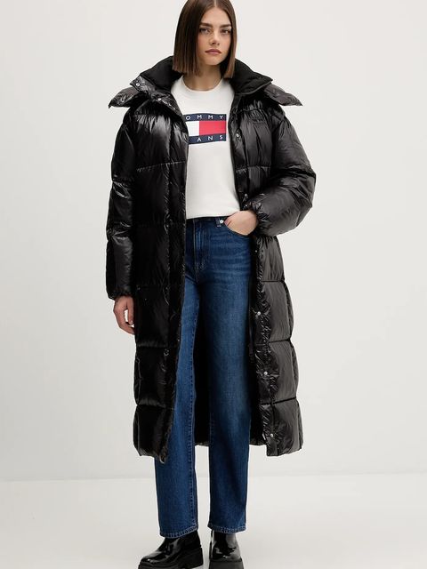 Tommy Jeans bluza bawełniana damska kolor beżowy z nadrukiem DW0DW22564 - zdjęcie produktu nr 2