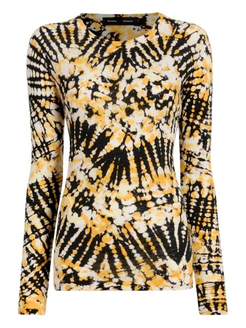 Proenza Schouler Mia long-sleeve top - Yellow - zdjęcie produktu nr 1