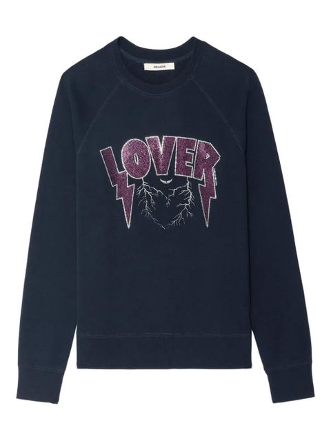 Zadig&Voltaire embellished-graphic sweatshirt - Blue - zdjęcie produktu nr 1