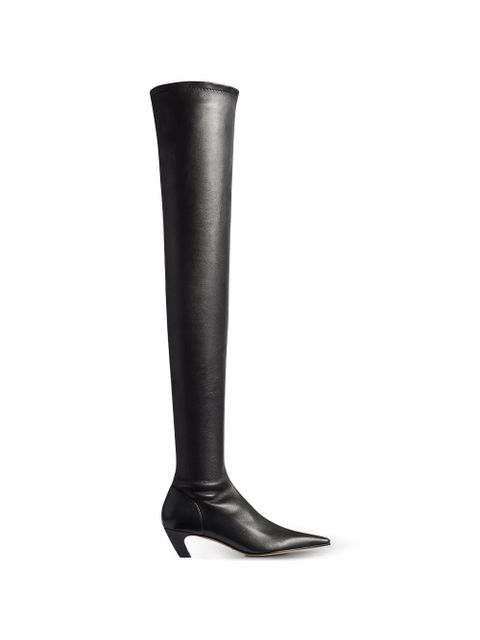 KHAITE Arizona over-the-knee stretch boots - Black - zdjęcie produktu nr 1