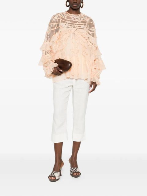 ZIMMERMANN Rebellion Splice Billow blouse - Neutrals - zdjęcie produktu nr 2