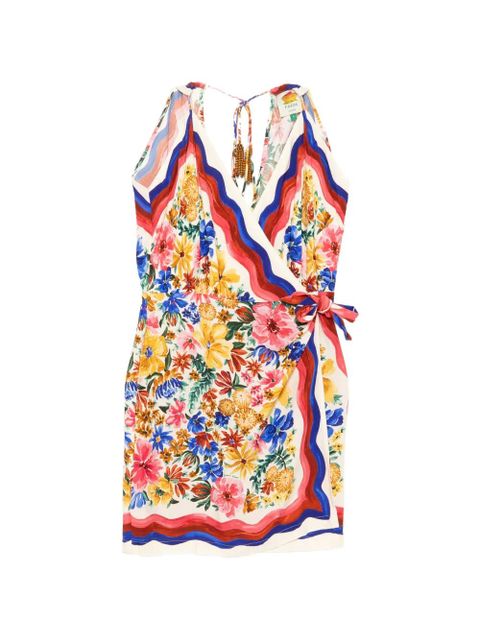 FARM Rio floral-print mini dress - Yellow - zdjęcie produktu nr 1