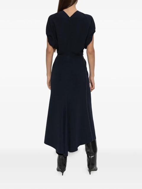 Victoria Beckham V-neck midi dress - Blue