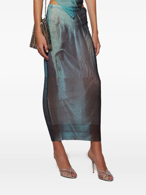 Gianvito Rossi 95mm crystal-embellished peep-toe heels - Silver