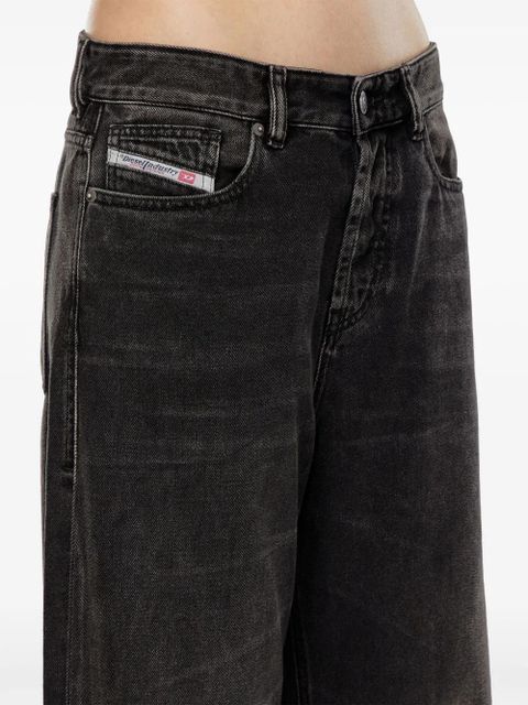 Diesel 1996 D-Sire low-rise wide-leg jeans - Black