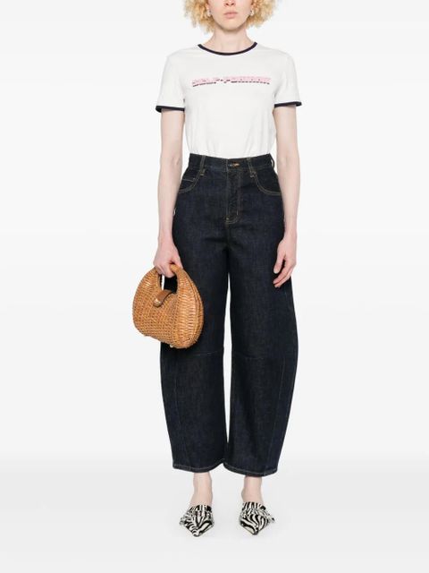 Self-Portrait high-waisted jeans - Blue