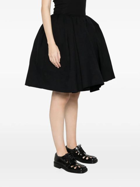 SHUSHU/TONG pleated pouf skirt - Black
