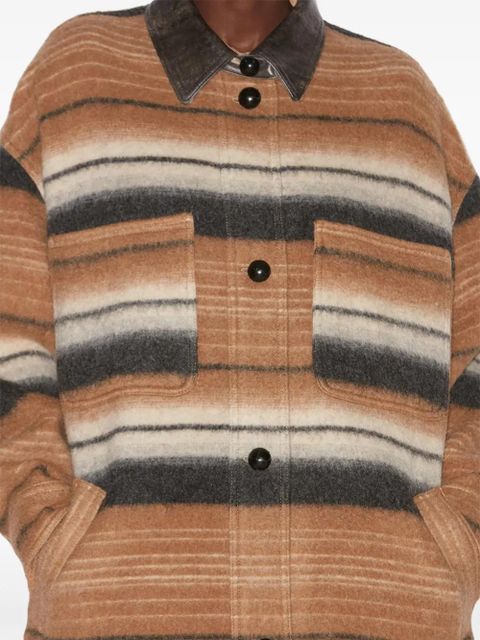 MARANT ÉTOILE Djila coat - Brown - zdjęcie produktu nr 2