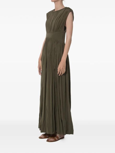 ZIMMERMANN Luna pleated maxi dress - Green - zdjęcie produktu nr 2