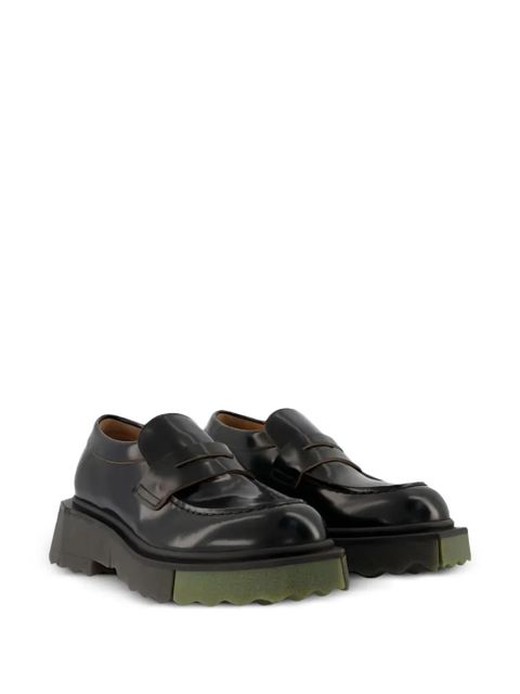 Off-White penny-loafer platform loafers - Black - zdjęcie produktu nr 2