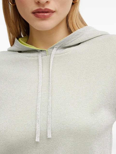 Missoni drawstring hoodie - Green