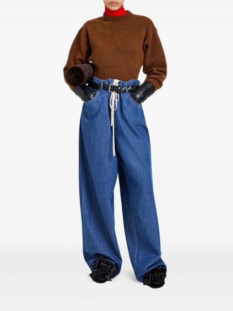 Proenza Schouler Randi ribbed-knit sweater - Brown