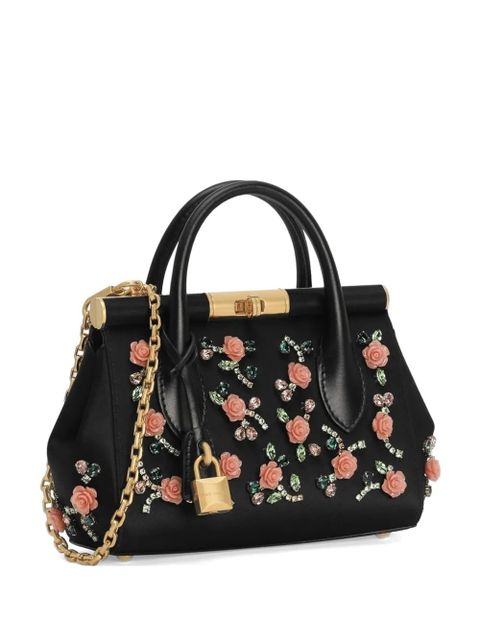 Dolce & Gabbana embroidered Marlene Day mini bag - Black - zdjęcie produktu nr 1