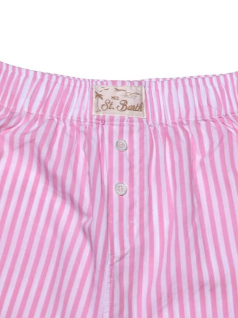 MC2 Saint Barth striped shorts - Pink