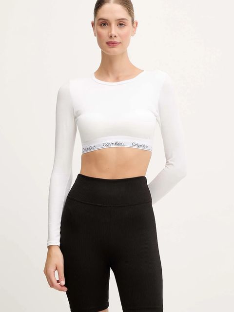 Calvin Klein Underwear longsleeve kolor biały LV00QF8600 - zdjęcie produktu nr 2