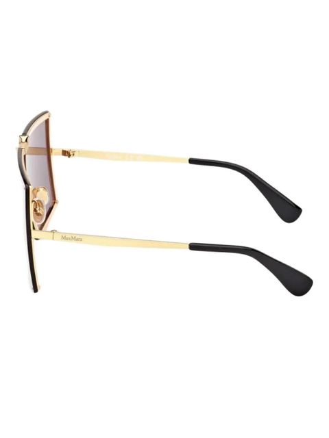 Max Mara Eyewear square-frame gold-detail sunglasses
