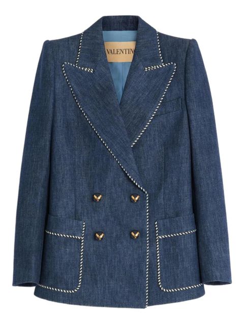 Valentino Garavani chambray denim jacket - Blue - zdjęcie produktu nr 1