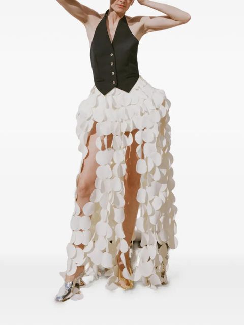 A.W.A.K.E. Mode button-embellishment top - Black