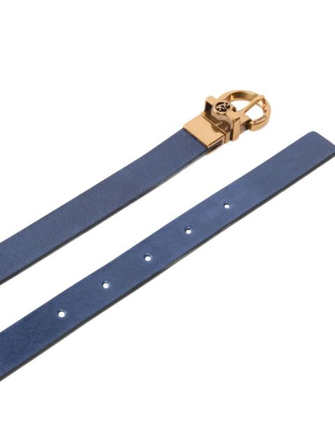 PINKO leather buckle belt - Blue