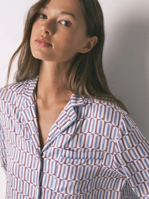 women'secret piżama damska kolor fioletowy 4852102