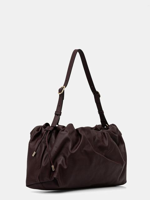 Marella torebka skórzana kolor bordowy 2523519057200