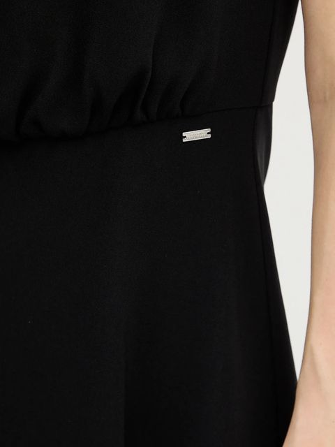 Armani Exchange sukienka kolor czarny mini rozkloszowana XW001248 AF16151