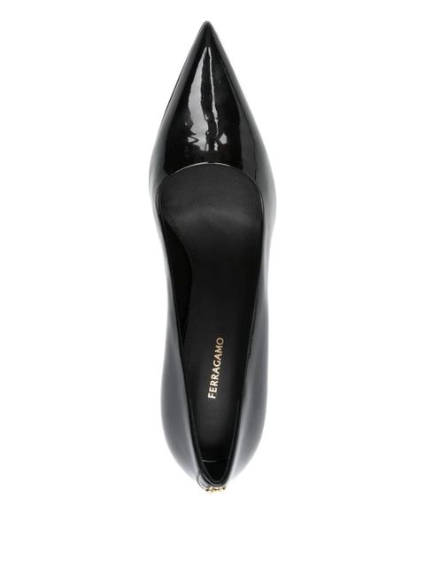 Ferragamo 100mm pointed-toe pumps - Black