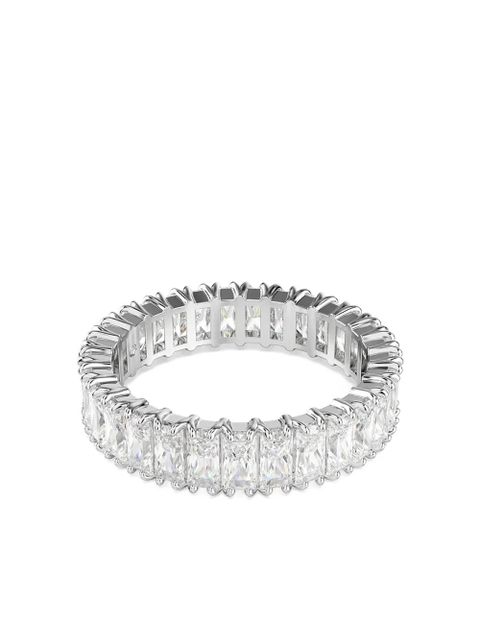 Swarovski Matrix baguette-cut ring - Silver