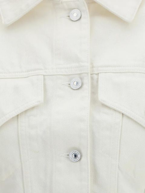 Givenchy open-back cotton cropped jacket - Neutrals