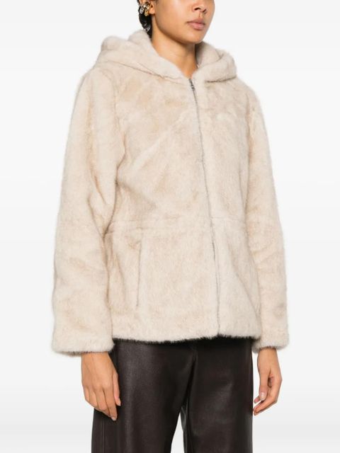 Lauren Ralph Lauren hooded zip jacket - Neutrals - zdjęcie produktu nr 2