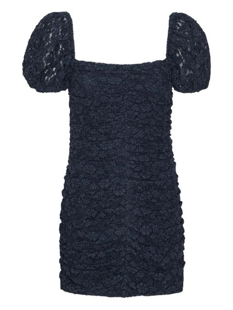 ROTATE BIRGER CHRISTENSEN puff-sleeve mini dress - Blue - zdjęcie produktu nr 1