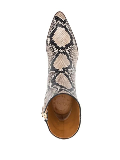 Chloé 80mm heeled ankle boots - Neutrals