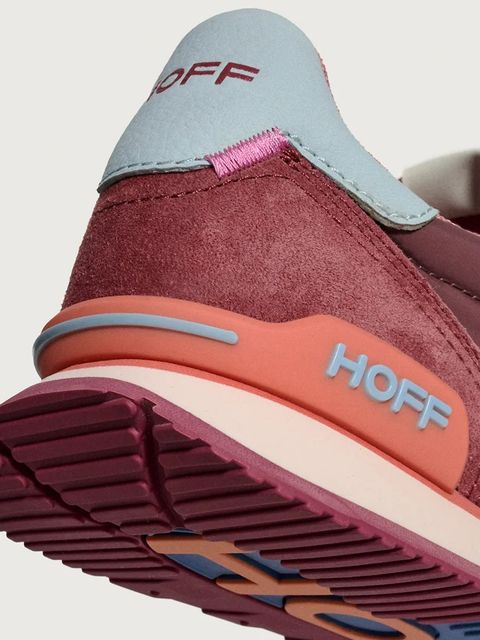 Hoff sneakersy TRACK & FIELD BURGUN damskie kolor bordowy 22517004