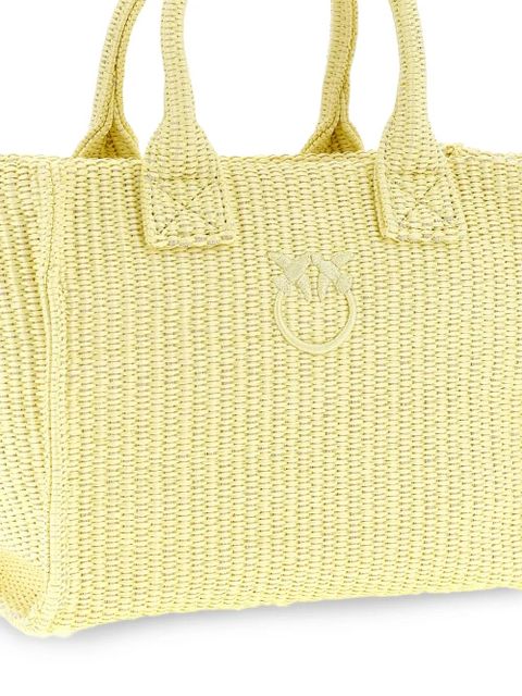 PINKO Beach mini tote bag - Yellow
