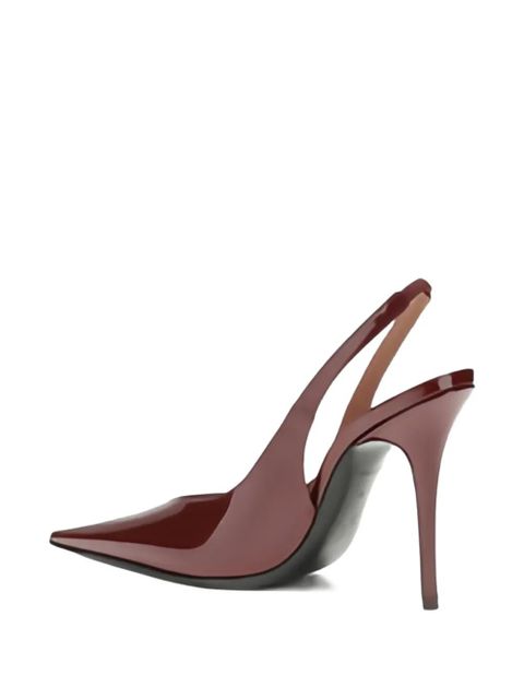 Amina Muaddi 105mm Anok Sling slingback pointed-toe pumps - Red