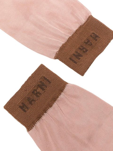 Marni logo socks - Pink - zdjęcie produktu nr 2