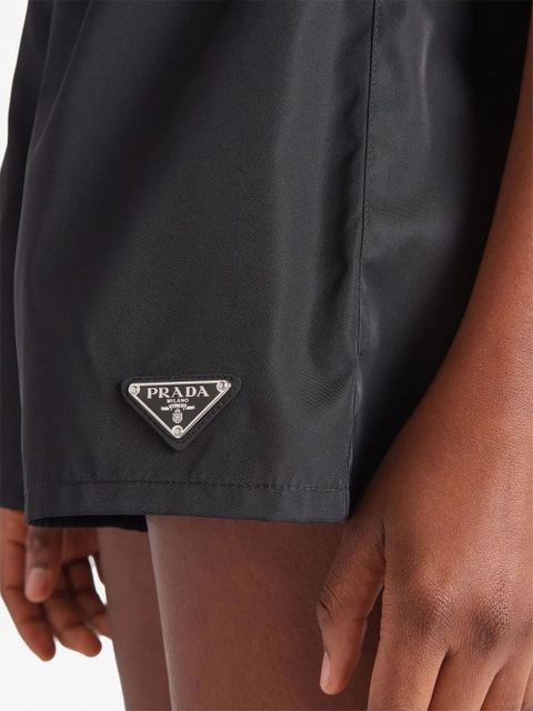 Prada Re-Nylon triangle-logo shorts - Black - zdjęcie produktu nr 2