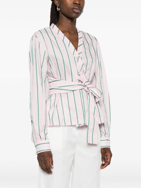 PINKO Ottavia striped button shirt