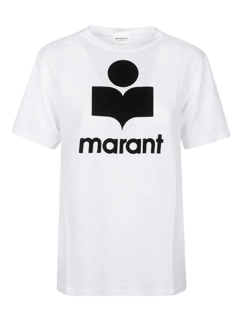 MARANT ÉTOILE logo-print short-sleeve T-shirt - White - zdjęcie produktu nr 1